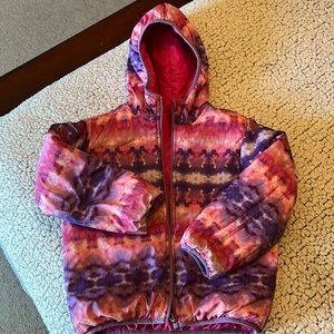 The north face coat reversible.